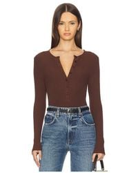 SNDY'S - Henley Bodysuit - Lyst
