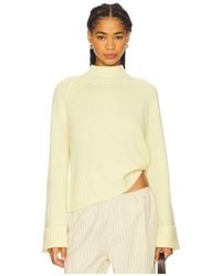 Autumn Cashmere - Top Mit Schmalem Stehkragen - Lyst