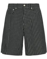 Obey - Baggy Shorts Aus Denim Plaid - Lyst