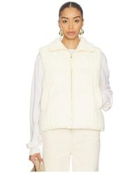 Varley - Irina Cable Knit Gilet - Lyst