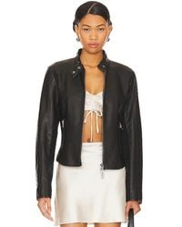 Free People - X We The Free Max Faux Moto Jacket - Lyst