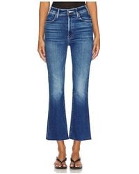 Mother - The Hustler Ankle Fray Jeans - Lyst