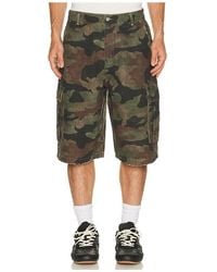 Represent - Camo Cargo Short en Green - Lyst