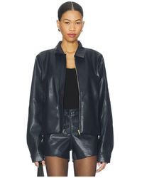 SNDY'S - Faux Benny Faux Leather Jacket - Lyst