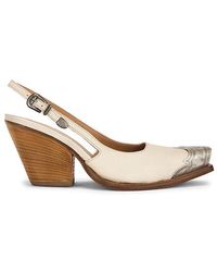 Free People Kiki Kitten Heel Boot in Brown | Lyst UK