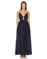 Susana Monaco - Solid Linen Empire Waist Dress - Lyst
