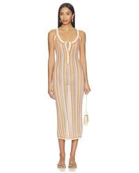 Susana Monaco - Stripe Sweater Henley Dress - Lyst