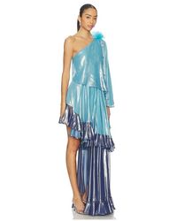 la fuori aurora misty green twilight blossom embellished midi dress Aurora misty green Twilight Blossom Dress main image 0