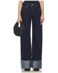 superdown - Misa Cuffed Jean en Blue - Lyst