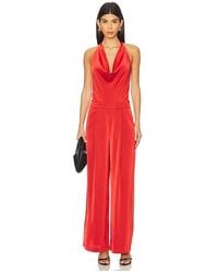 WeWoreWhat - Halter Jumpsuit En Color Rojo Talla En - Lyst