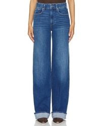 PAIGE - Sasha Wide Cuff Jeans - Lyst
