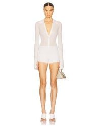 Helsa - Gretel Collared Romper - Lyst