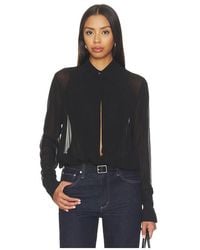 ÉTERNE - Vivi Viscose Georgette Blouse - Lyst