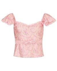 LoveShackFancy - Lelani Tween Top - Lyst