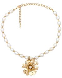 Ettika - Pearl And Flower ネックレス - Lyst