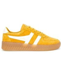 Gola - Zapatilla Deportiva Grandslam En Color Amarillo Mostaza Talla (También En 5, 6, 6.5, 7, 7.5, 8, 8.5, 9, 9.5) - Lyst