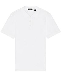 Theory - Bron Cotton Polo En Color Blanco Talla (También En M, S, Xl/1X, Xxl/2X) - Lyst