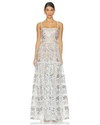 Bronx and Banco - Midnight Embellished Gown - Lyst