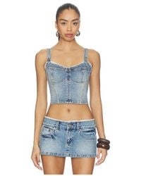 A.Brand - Saloon Bodice Top - Lyst