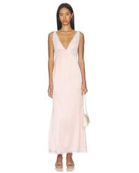 light blue and white maxi dress Zapaka Women Wedding Party Guest Dress White Blue Flower Pleated Spaghetti Straps A Line Bridesmaid Dress, White Blue Flower / US26W