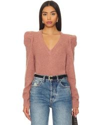 Nation Ltd - Lara Puff Shoulder Sweater - Lyst