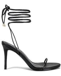 Femme LA - 3.0 Barely There Lace Up Heel - Lyst