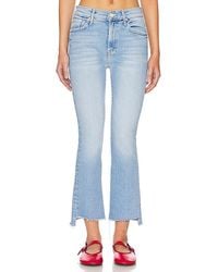 Mother - Petite Lil' Insider Crop Step Fray - Lyst