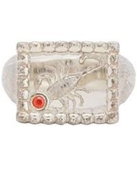 MAPLE - Scorpio Signet Ring - Lyst