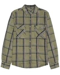 Brixton - Bowery Heavy Weight Flannel Shirt - Lyst
