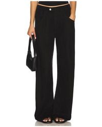 EB DENIM - Eddie Bowed Linen Pant - Lyst
