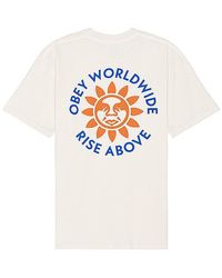Obey - Rise Above Tee - Lyst