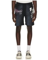 Ed Hardy - Reaper Fleece Short - Lyst