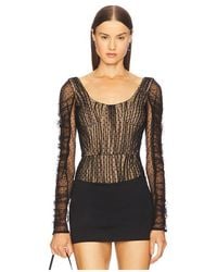 Prabal Gurung - Long Sleeve Bodysuit - Lyst