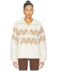 Varley - Hendrik Half Zip Sherpa Jacket - Lyst