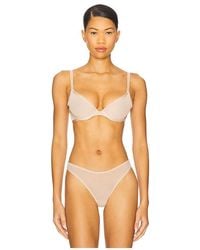 CUUP - Plunge Mesh Bra - Lyst