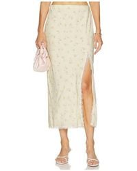 LoveShackFancy - JUPE SILVIA en Yellow - Lyst