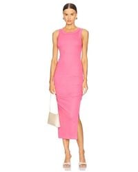 Michael Stars - Wren Ruched Midi Dress - Lyst