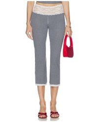 Frankie's Bikinis - Nikki Cotton Jersey Capri - Lyst