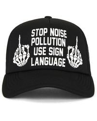Pleasures - Gorra De Camionero Pollution En Color Negro Talla - Lyst