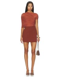 SER.O.YA - Selma Mini Crepe Dress - Lyst