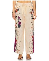 Agua Bendita - Pantalones Alice En Color Crema Talla (También En M, S, Xl, Xs, Xxl) - Lyst