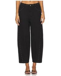 Never Fully Dressed - Studded Barrel Jeans - Lyst