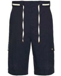 Drole de Monsieur - Workwear Chevron Shorts - Lyst