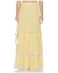 Hemant & Nandita - Pintuck Maxi Skirt - Lyst