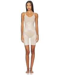 Spanx - Shape Invisible Shaping Closed Bust Mid-Thigh Bodysuit - Lyst