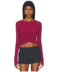 Free People - X Fp Movement Tempo Ruched Longsleeve Top - Lyst