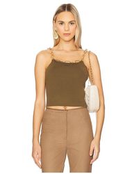 Cult Gaia - Kassandra Knit Top En Color Marrón Talla En - Lyst