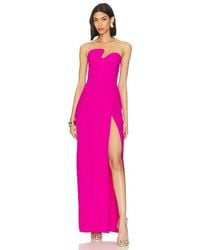 Amanda Uprichard - X Revolve Strapless Puzzle Gown - Lyst
