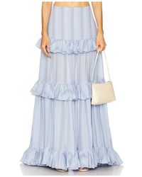 Prabal Gurung - Maxi Ruffle Tiered Skirt - Lyst