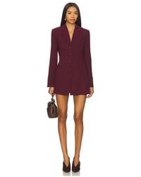 Amanda Uprichard - Peralta Blazer Romper - Lyst